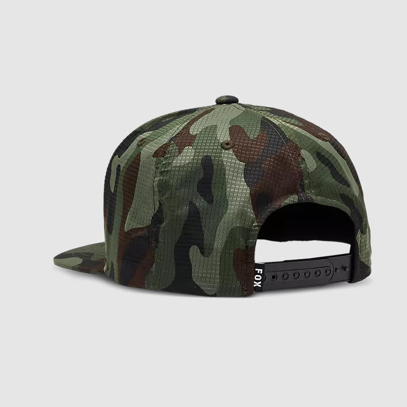 Gorra Lifestyle Fox Head Tech Snapback Camo Verde Fox